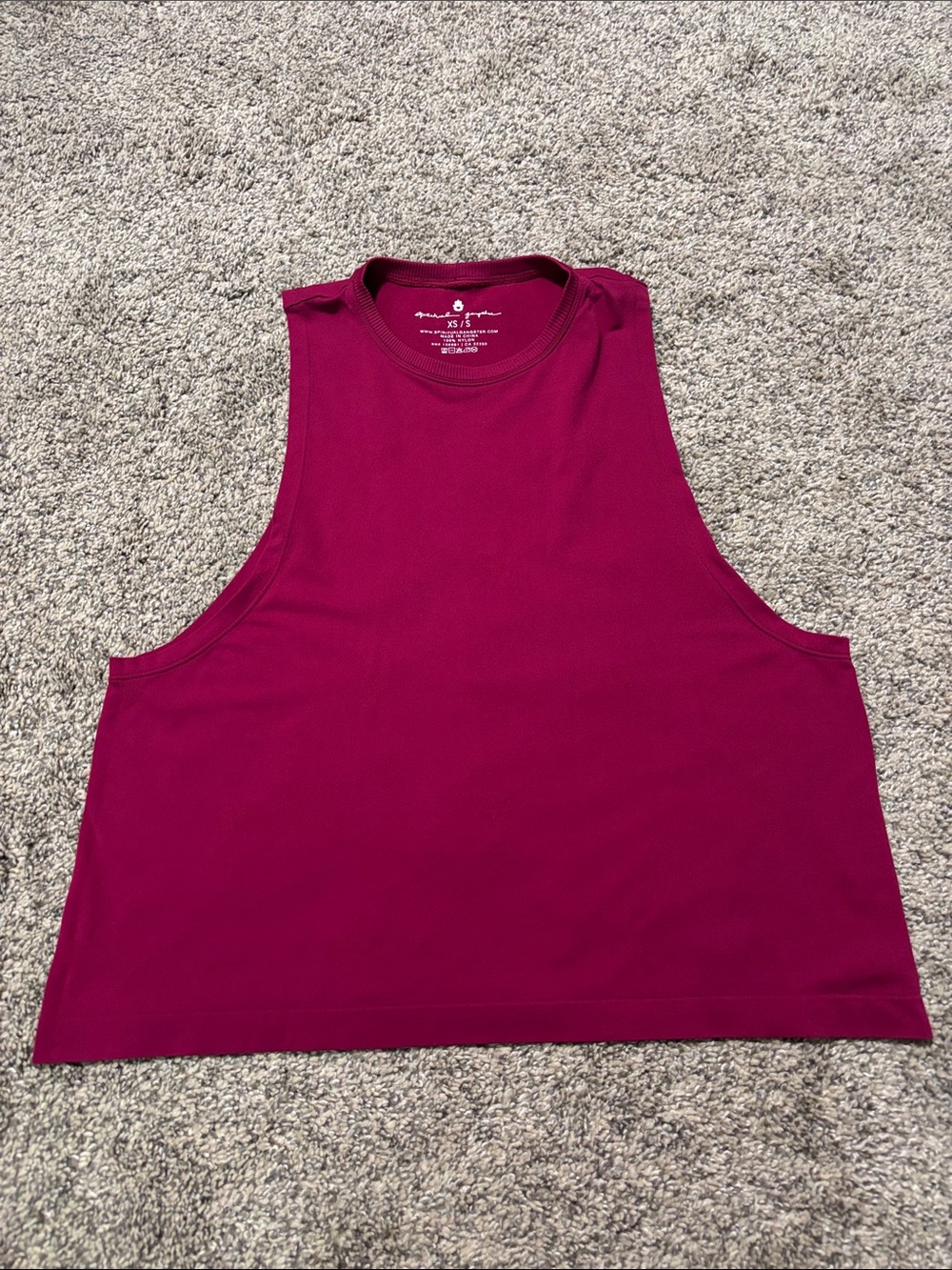 Spiritual Gangster Muscle tank top size XS/S